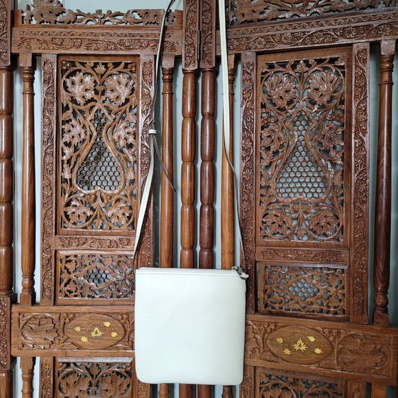 RLL Black and White Leather Cross Body Polo Ralph Lauren - Picture 4 of 13